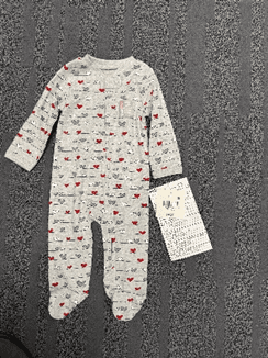 Recalled MCS one-piece footed sleepwear - Style 7903815