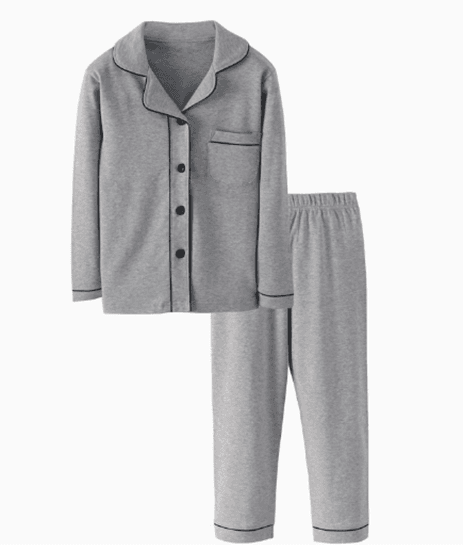 Recalled Mallimoda Children's Pajama Sets in Gray/Purple