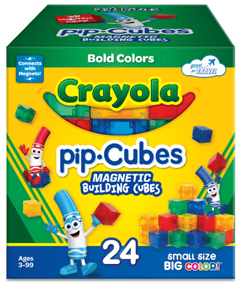 Recalled CreateOn Crayola-branded pip-Cubes, Bold Colors 24-Piece, Model 1000199