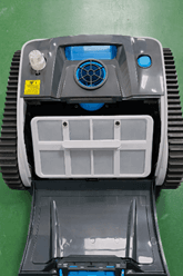 Recalled Wybot Osprey 700 Max (Front with Top Cover Open)