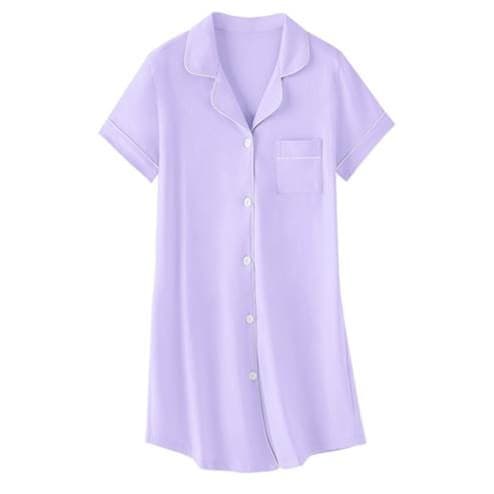 Recalled Umeyda Shortsleeve Nightgown – Purple