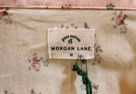 Recalled Asher Pajama Set -Neck and Waistband Label