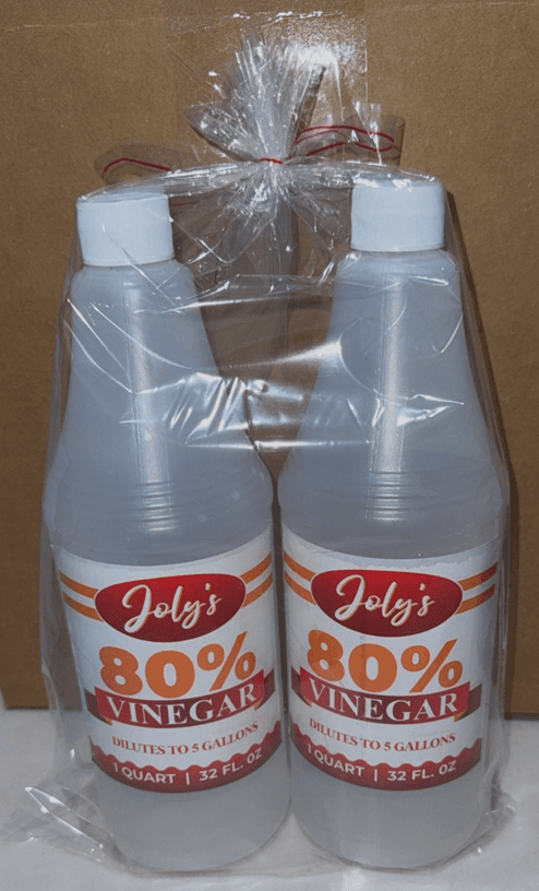 Recalled Joly's 80% Vinegar (32 oz, pack of two) Product packaging