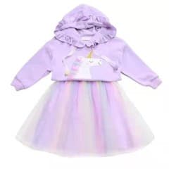 Recalled Lola + The Boys Hoodie Unicorn Tutu Set