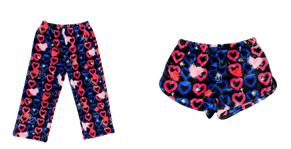 Recalled Graffiti Pajama Pants and Shorts
