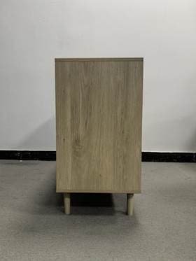 Recalled Rattan 6-Drawer Dresser - Side