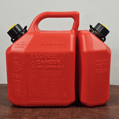 Recalled Scepter B62 Gas and Oil Fuel Container – side