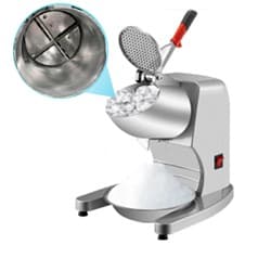 Recalled Vevor Ice Crusher, model number BY-300 in silver (SBY-300FD110VLDK1V1)