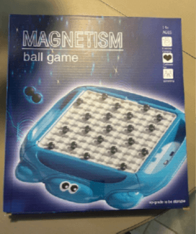 Recalled Zelbuck "Magnetism ball game" – box