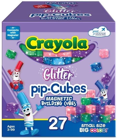 Recalled CreateOn Crayola-branded Glitter pip-Cubes, 27-Piece, Model 1000250