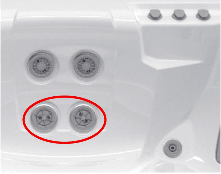 The recalled jets have a red circle around them