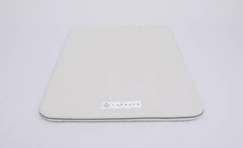 Toddler side of Recalled Modera Organic Cotton Pack N Play Mattress Dual-Sided Portable Baby Crib Pad