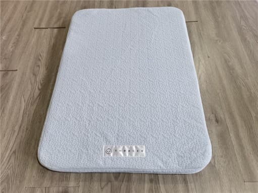 Recalled Modera Organic Cotton Pack N Play Mattress Dual-Sided Portable Baby Crib Pad – Blue