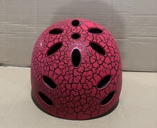 Recalled SAMIT Youth Multipurpose Helmet in crack red